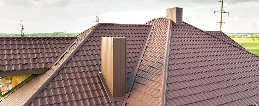 Residential Chimney Flashing Restoration in Lockport, NY