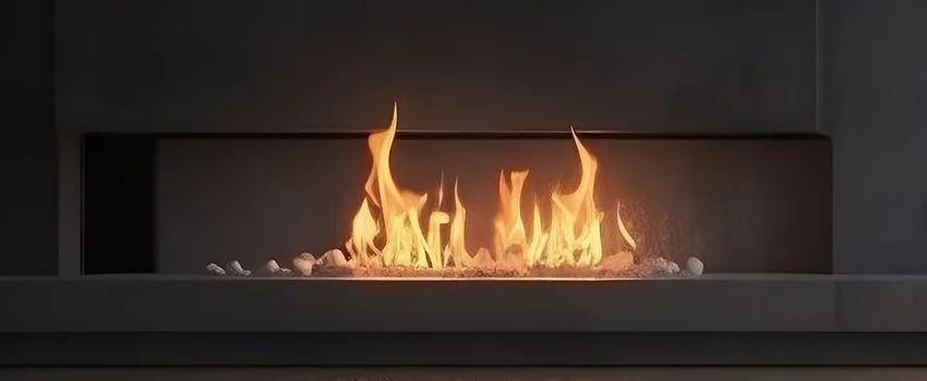 B-Vent Gas Fireplace Installation in Lockport, NY