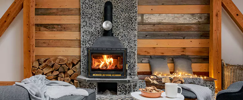 Thelin Hearth Products Direct Vent Gas Stove Fireplace Inspection in Lockport, New York